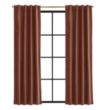 Byron Blockout Concealed Tab Top Curtains (Set of 2)